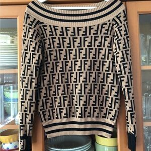 Fendi sweater top!